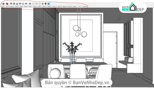 bàn ghế phòng khách,nội thất phòng ngủ,nội thất phòng khách,su nội thất,sketchup nội thất