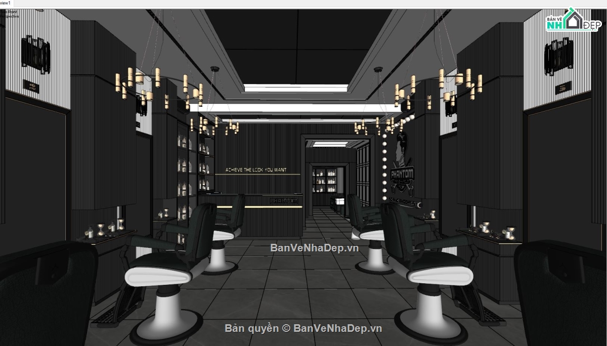 File su tiệm cắt tóc,File sketchup tiệm cắt tóc,Tiệm tóc model sketchup,Tiệm cắt tóc Filethietke,Sketchup tiệm cắt tóc,Model Su salon làm tóc