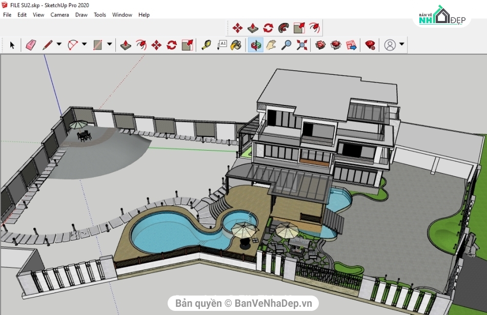 File su biệt thự 3 tầng,Model su biệt thự 3 tầng,Sketchup biệt thự 3 tầng,su biệt thự 3 tầng,sketchup biệt thự 3 tầng