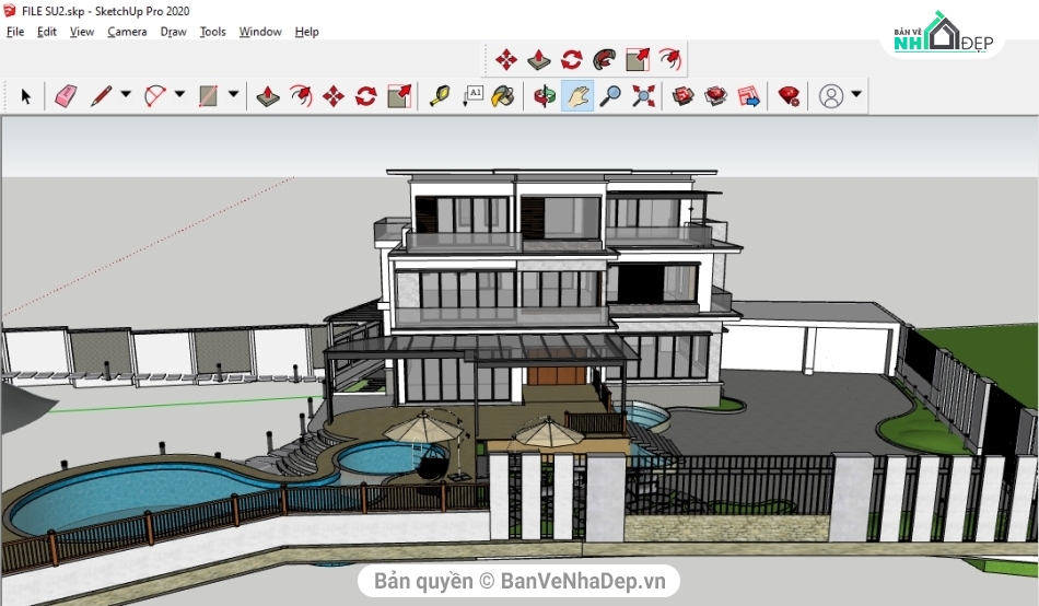 File su biệt thự 3 tầng,Model su biệt thự 3 tầng,Sketchup biệt thự 3 tầng,su biệt thự 3 tầng,sketchup biệt thự 3 tầng