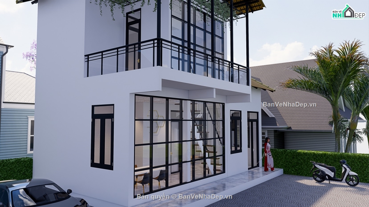 nhà hiện đại,nhà trệt,giả,hiện đại,nhà trệt hiện đại