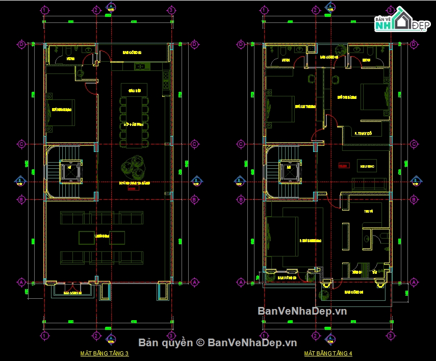 file cad nhà phố 5 tầng,bản vẽ nhà phố 5 tầng,nhà phố 5 tầng cad,cad nhà phố 5 tầng