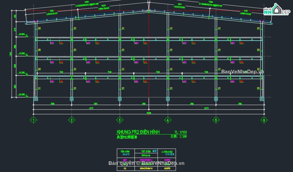 Nhà ăn kết hợp nhà xe,Bản vẽ nhà xe,Bản vẽ nhà ăn và nhà xe