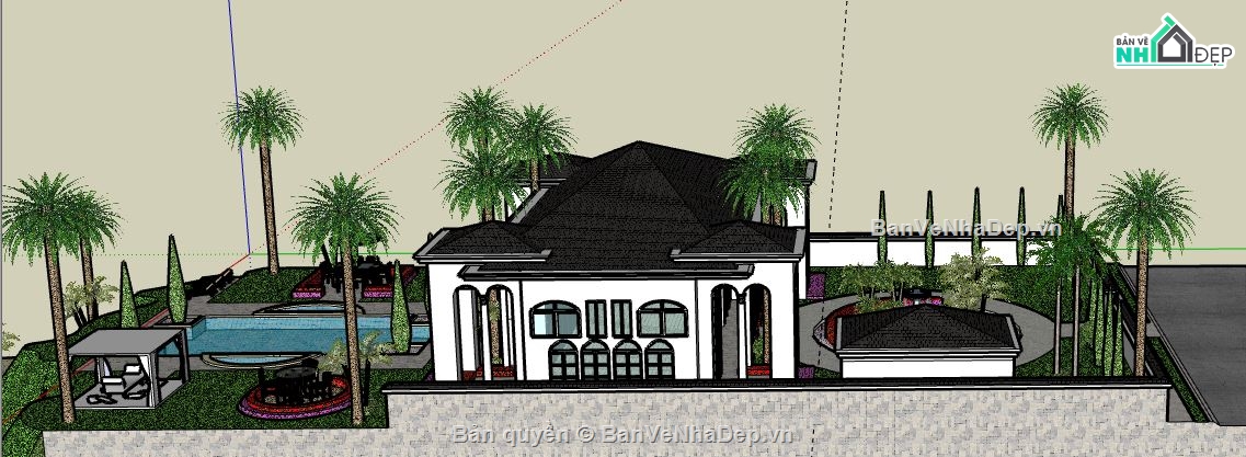 model su biệt thự 1 tầng,file sketchup biệt thự 1 tầng,biệt thự 1 tầng file su,sketchup biệt thự 1 tầng,biệt thự 1 tầng sketchup,biệt thự 1 tầng
