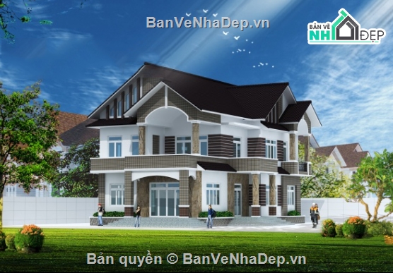 biệt thự 3 tầng,cad biệt thự 3 tầng,file cad biệt thự 3 tầng,biệt thự 3 tầng cad