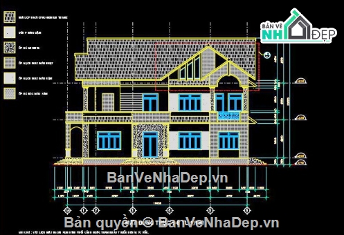 biệt thự 3 tầng,cad biệt thự 3 tầng,file cad biệt thự 3 tầng,biệt thự 3 tầng cad