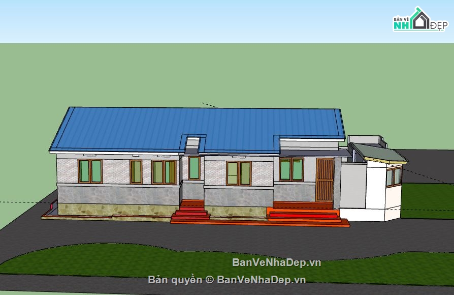 Biệt thự 2 tầng,model su biệt thự 2 tầng,biệt thự 2 tầng file su
