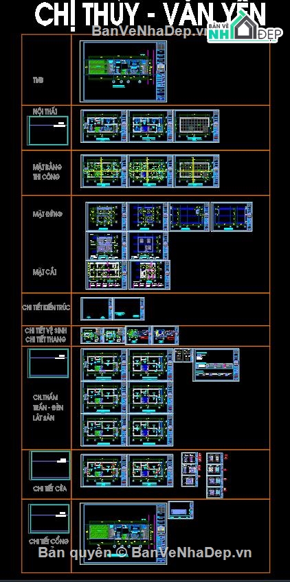 Biệt thự 2 tầng,file cad biệt thự 2 tầng,bản vẽ biệt thự 2 tầng