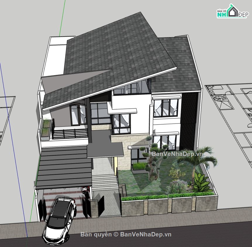 Model su biệt thự 2 tầng,file sketchup biệt thự 2 tầng,biệt thự 2 tầng file su,sketchup biệt thự 2 tầng,biệt thự 2 tầng model
