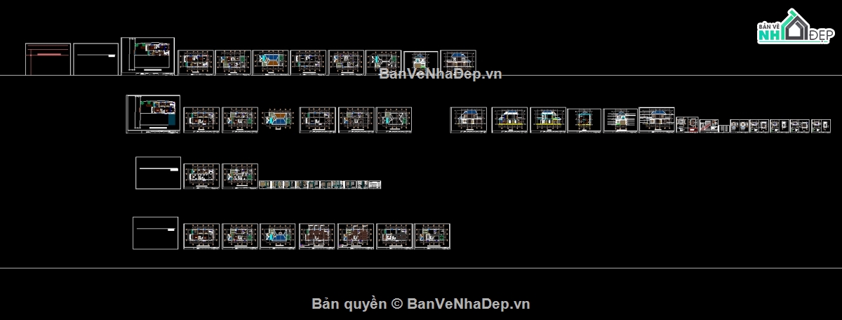 biệt thự 2 tầng,nhà biệt thự mái nhật 2 tầng,autocad biệt thự 2 tầng,nhà 2 tầng mái nhật đẹp