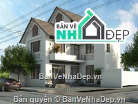 biệt thự sketchup,sketchup biệt thự,sketchup biệt thự 3 tầng