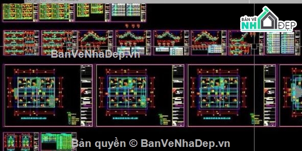 biệt thự 3 tầng,bản vẽ cad biệt thự 3 tầng,biệt thự 3 tầng cad,bản vẽ autocad biệt thự 3 tầng
