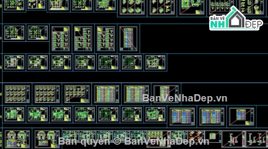Biệt thự tân cổ điển,biệt thự 3 tầng,file cad biệt thự 3 tầng,cad biệt thự 3 tầng