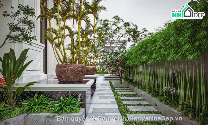 biệt thự cổ điển 3 tầng,3dmax biệt thự 3 tầng,biệt thự 3 tầng