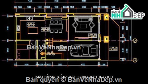 Biệt thự 3 tầng,Biệt thự song lập,file cad 3 tầng