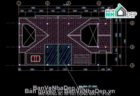 Biệt thự 3 tầng,Biệt thự song lập,file cad 3 tầng