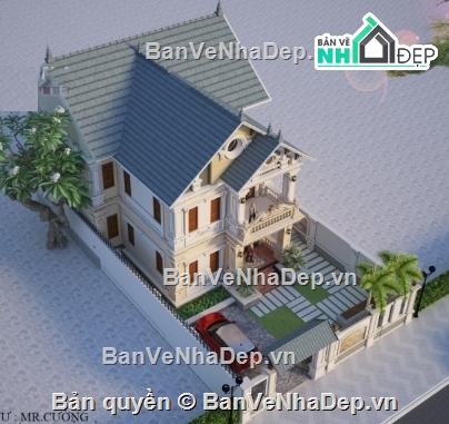 biệt thự 2 tầng,cad biệt thự 2 tầng,file cad biệt thự 2 tầng,biệt thự 2 tầng cad