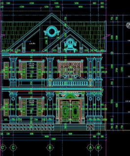 biệt thự 2 tầng,cad biệt thự 2 tầng,file cad biệt thự 2 tầng,biệt thự 2 tầng cad