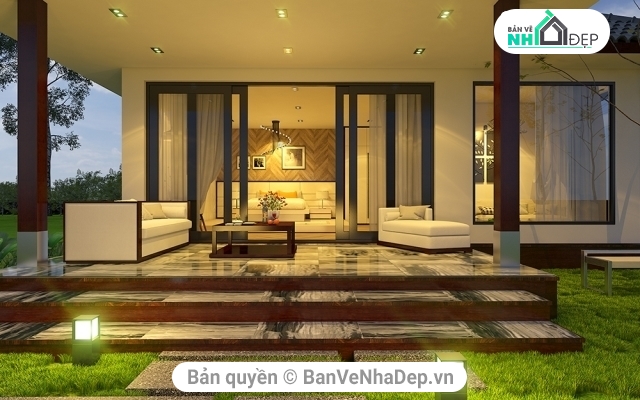 BUNGALOW,NHÀ BUNGALOW,MODEL 3DSMAX NHÀ BUNGALOW,MODEL 3DSMAX