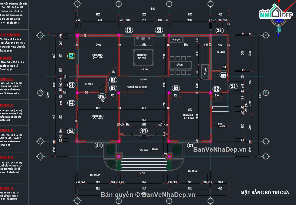 Nhà cấp 4,bản vẽ nhà cấp 4,nhà cấp 4 rộng 15m,nhà cấp 4 đẹp,phối cảnh nhà cấp 4 đẹp