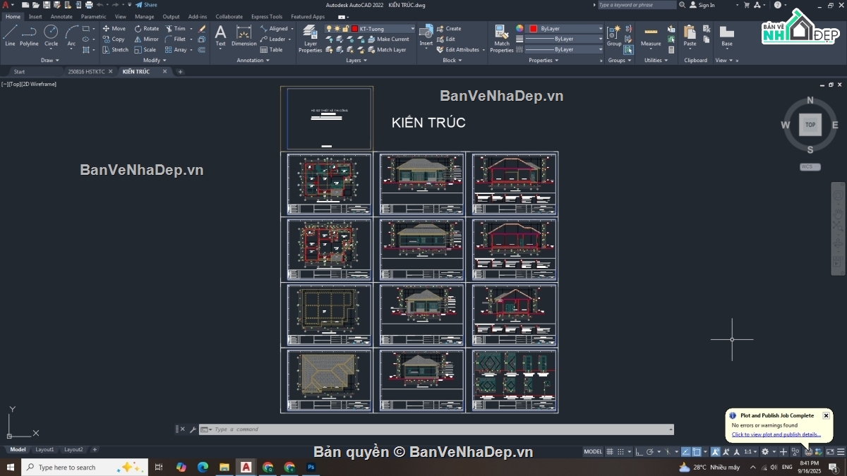hồ sơ thi công,kết cấu kiến trúc,điện nước