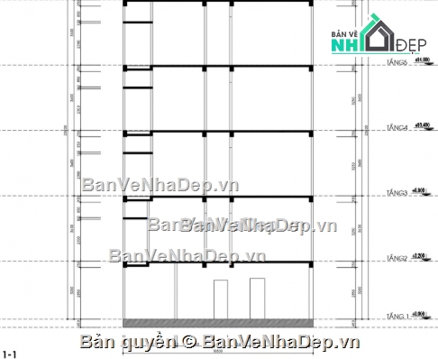 chung cư 6 tầng,cad chung cư 6 tầng,file cad chung cư 6 tầng