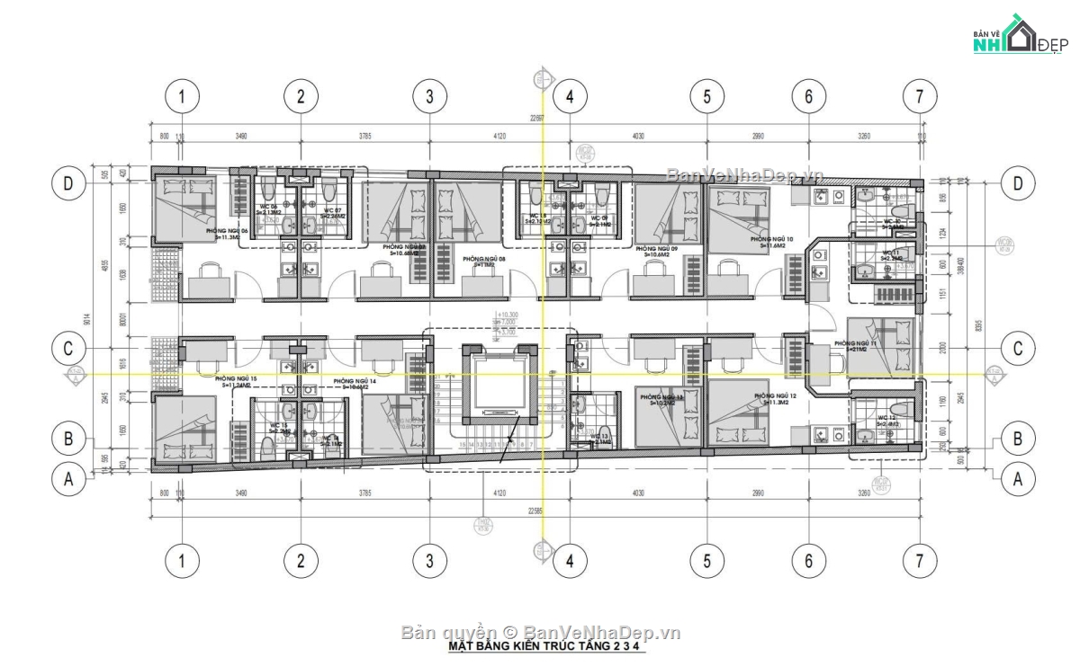 chung cư mini 4 tầng 1 tum 9mx23m,chung cư mini,23m