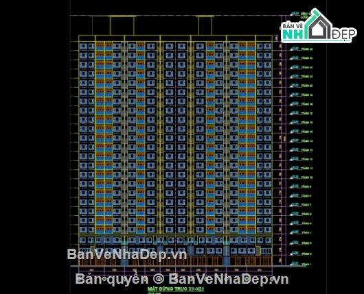 chung cư file cad,file cad chung cư,chung cư file autocad