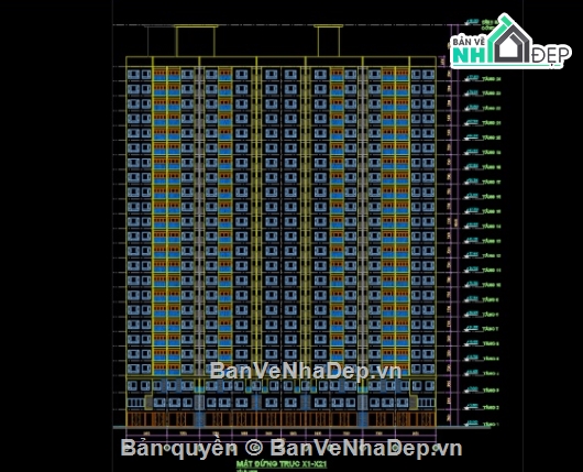 chung cư file cad,file cad chung cư,chung cư file autocad