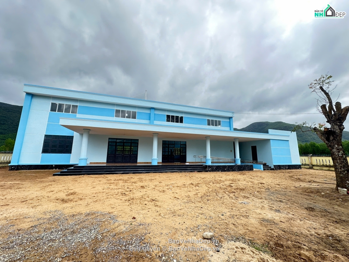 nhà đa năng,kiến trúc nhà đa năng trường tiểu học,nhà thi đấu
