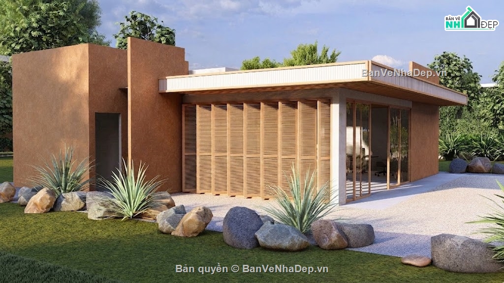 nhà cấp 4 hiện đại,Nhà 4 tầng hiện đại,file cad nhà cấp 4,bản vẽ nhà cấp 4