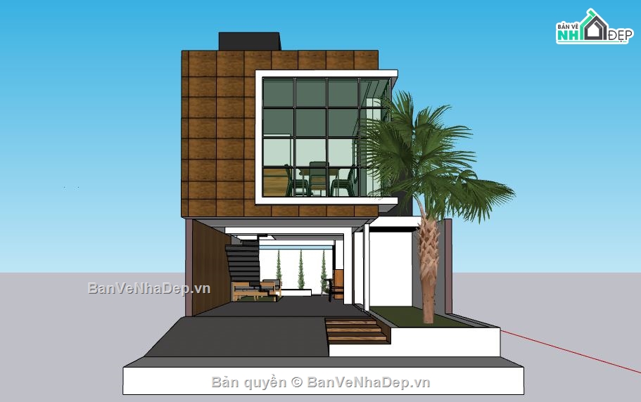 Nhà phố 2 tầng,file sketchup nhà phố 2 tầng,nhà phố 2 tầng file sketchup,sketchup nhà phố 2 tầng,nhà phố 2 tầng sketchup