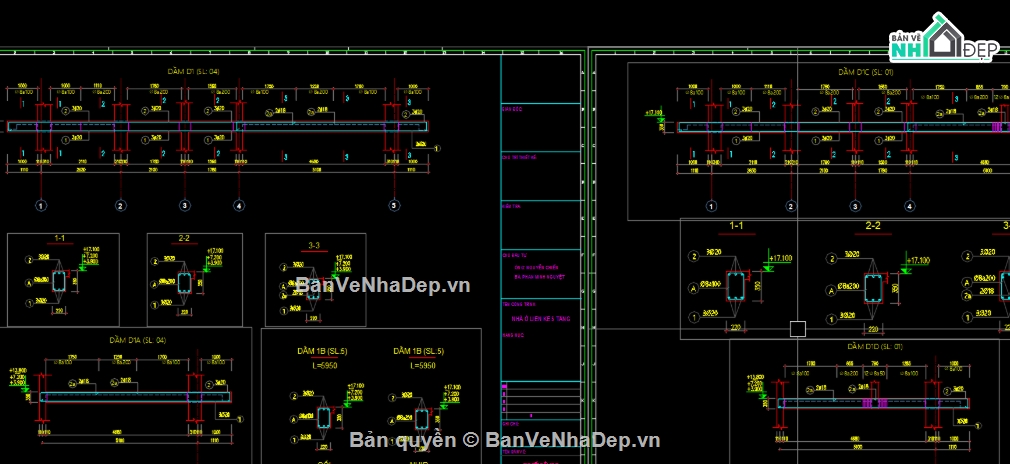 nhà phố 5 tầng,cad nhà phố 5 tầng,file cad nhà phố 5 tầng
