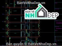 nhà phố 5 tầng,cad nhà phố 5 tầng,file cad nhà phố 5 tầng