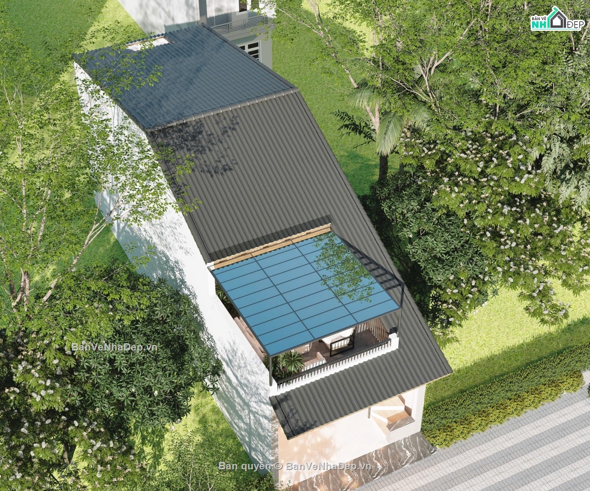 Nhà Gác Lửng,Nhà Phố Hiện Đại,Nhà Phố Gác Lử