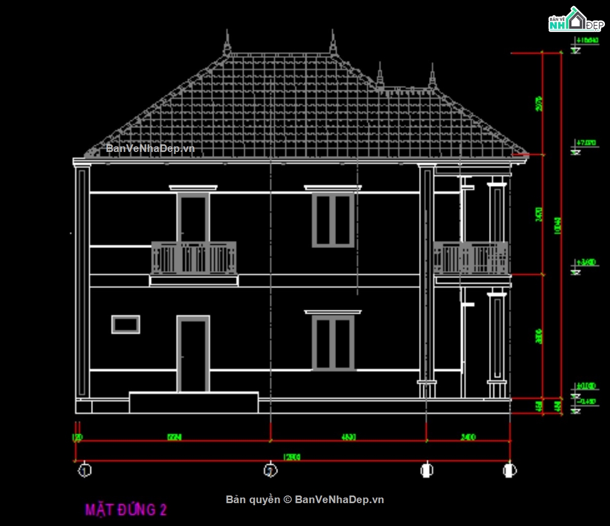 2 tầng,Biệt thự 2 tầng hiện đại,Biệt thự  2 tầng,Biệt thự 2 tầng cad,hiện đại