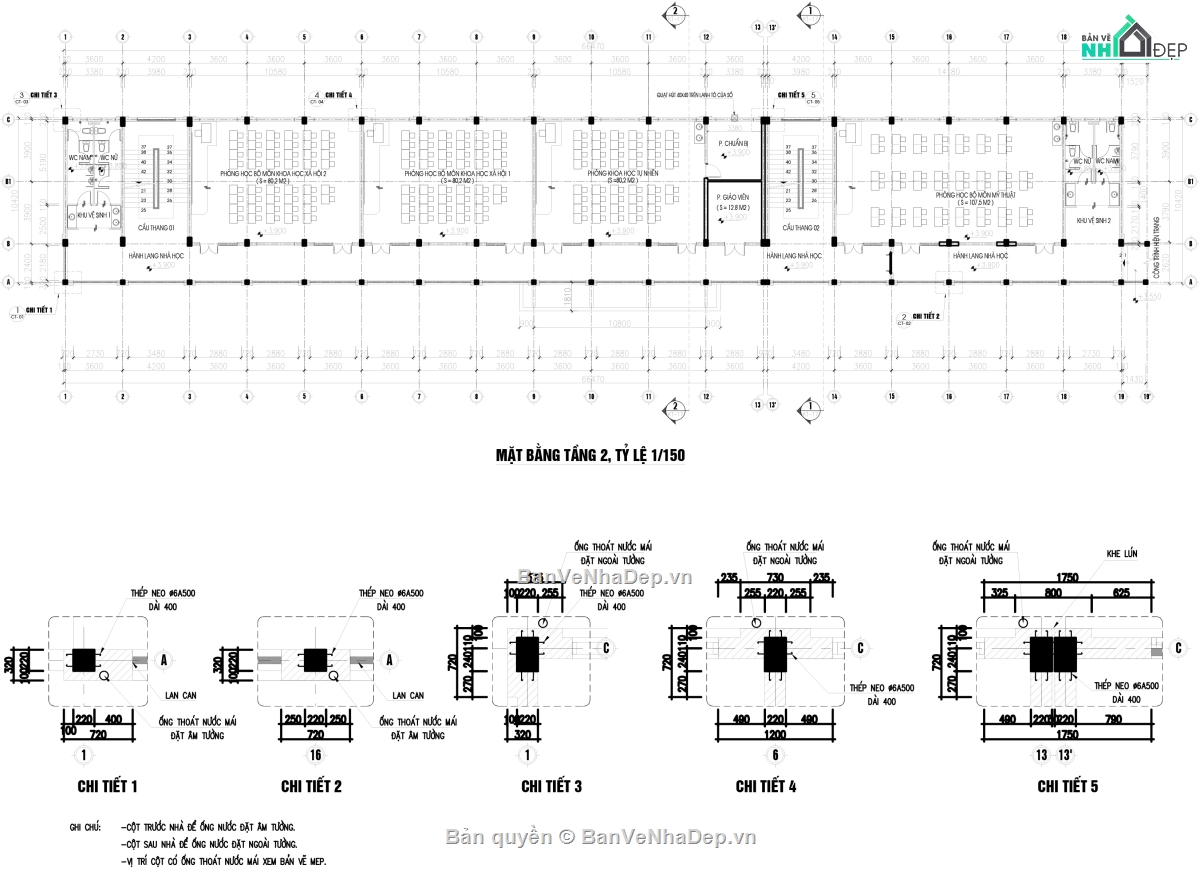 3 tầng,thiết kế lớp học,kiến trúc 3 tầng,File thiết kế,nhà lớp học 3 tầng,nhà học 3 tầng trường thcs