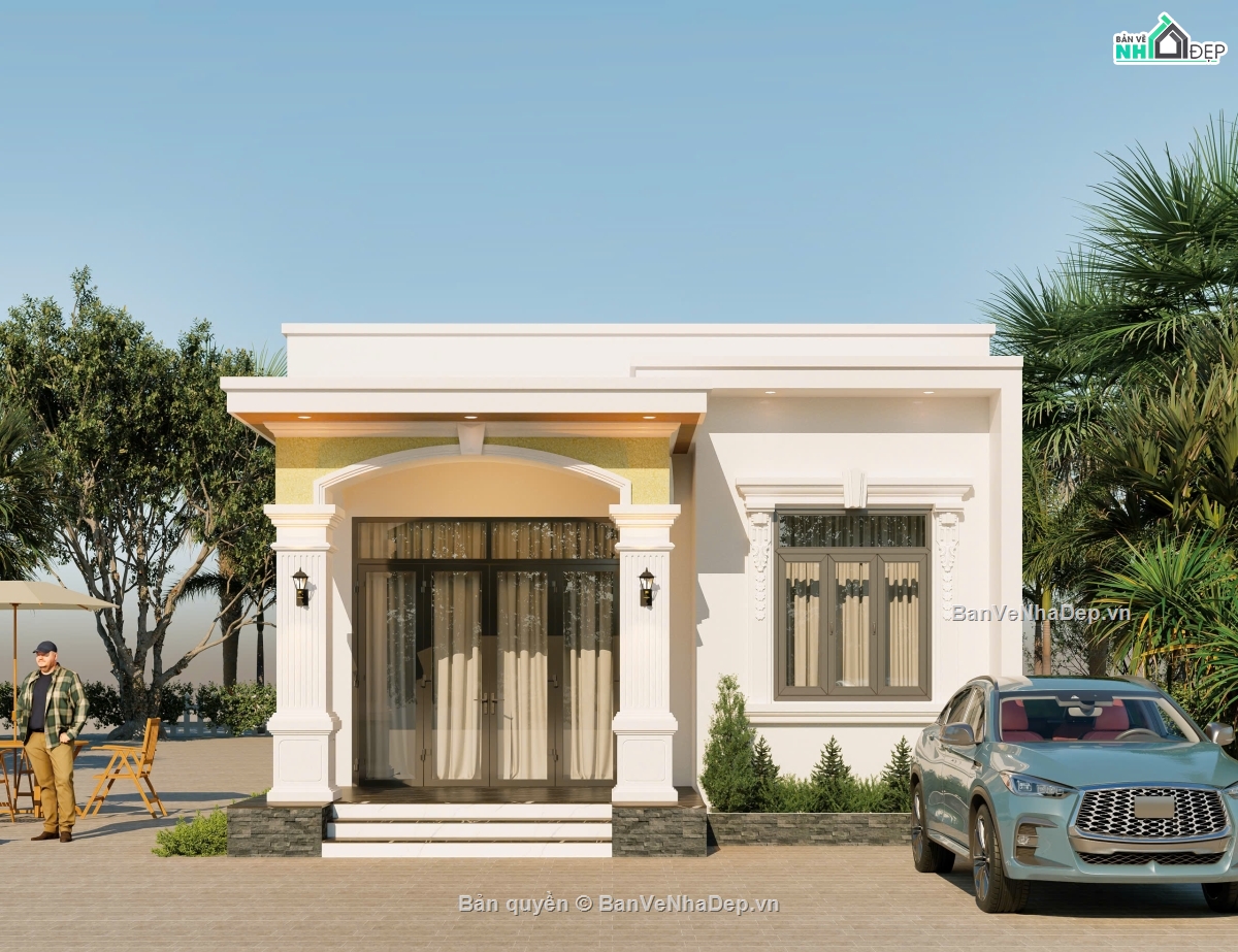 Nhà cấp 4,Nhà cấp 4 mái bằng,Nhà cấp 4 hiện đại,Nhà cấp 4 đẹp