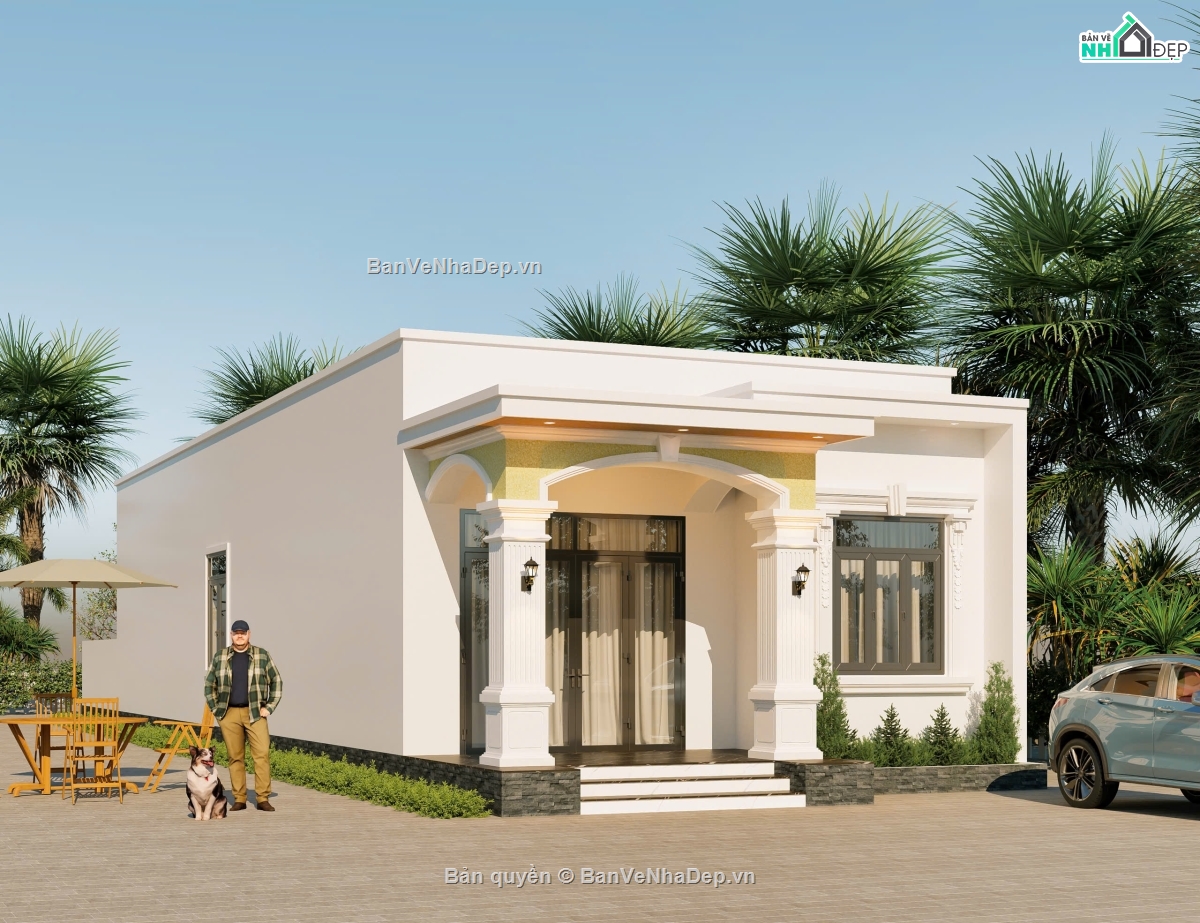 Nhà cấp 4,Nhà cấp 4 mái bằng,Nhà cấp 4 hiện đại,Nhà cấp 4 đẹp