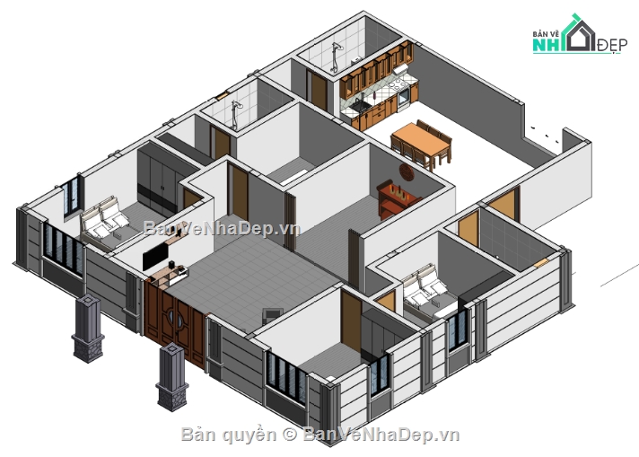 1 tầng,nhà mái nhật 1 tầng,kiến trúc nhà đẹp,Thiết kế full kiến trúc nhà mái nhật,BIM revit,Thiết kế nhà đẹp