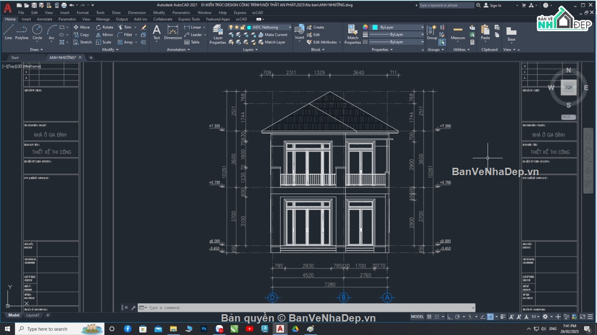 nhà 2 tầng đẹp,nhà mái nhật 2 tầng,kiến trúc nhà 2 tầng