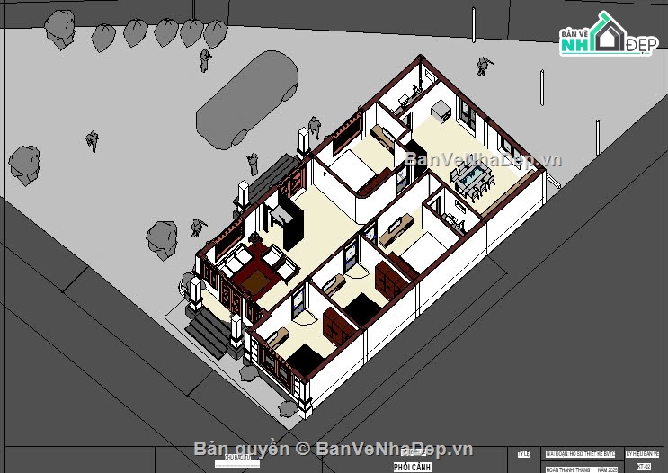 mái thái 1 tầng,mái thái,nhà vườn đẹp,nhà 8x15m đẹp,nhà mái thái 8x15m,mái thái đẹp