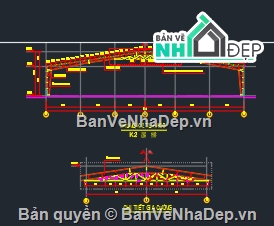 Kiến trúc xưởng may,kết cấu xưởng may,kết cấu xưởng may full,xưởng may file cad