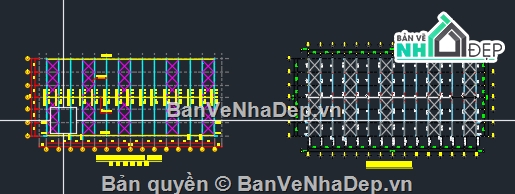 Kiến trúc xưởng may,kết cấu xưởng may,kết cấu xưởng may full,xưởng may file cad