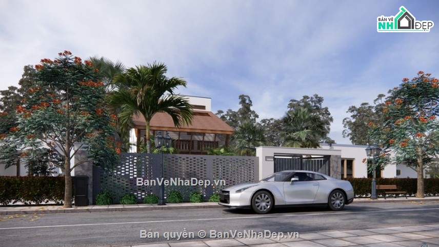 nhà phố sketchup,sketchup nhà phố 2 tầng,nhà phố 2 tầng sketchup