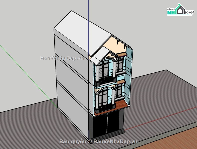 Nhà phố 3 tầng,Nhà 3 tầng đẹp,Nhà phố