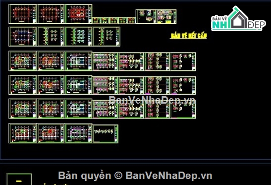 Nhà phố 5 tầng file cad,bản vẽ nhà phố 5 tầng,cad nhà phố 5 tầng