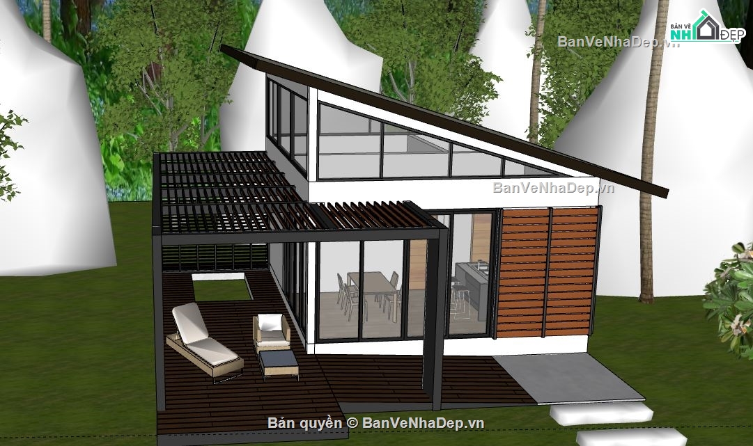 Home stay sketchup,model su home stay,home stay model su,sketchup home stay,file sketchup homestay