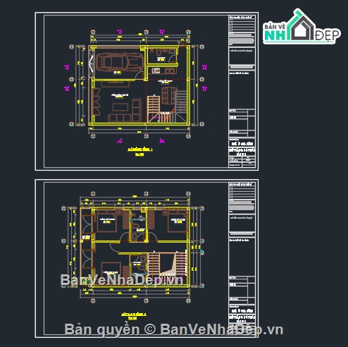 Biệt thự 2 tầng hiện đại,thiết kế biệt thự,nhà phố 2 tâng,thiết kế nhà phố,kiến trúc 2 tầng 1 tum,bản vẽ thiết kế nhà 2 tầng 1 tum