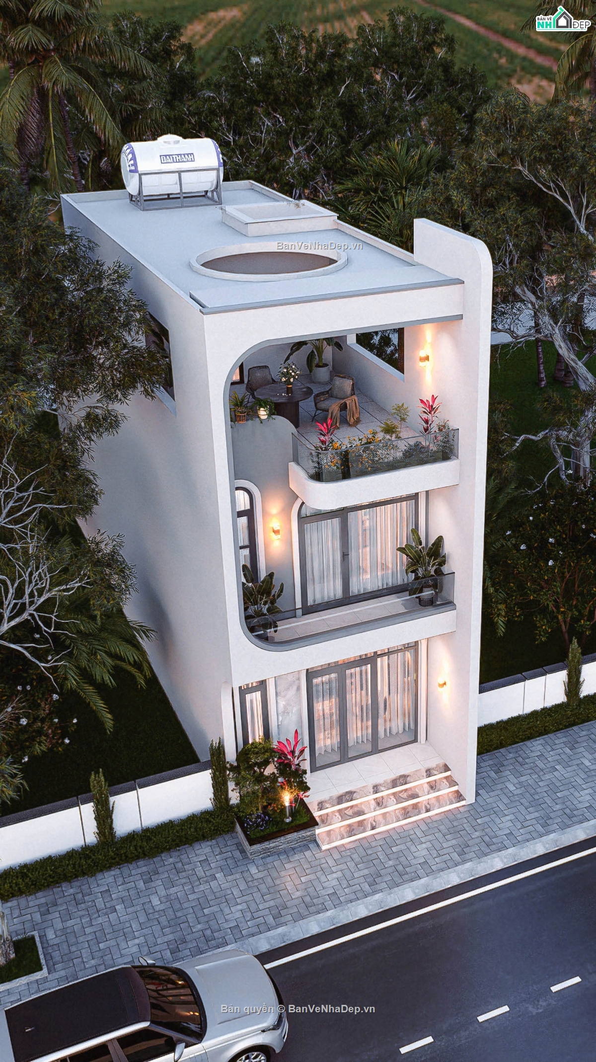 Nhà phố 2 tầng,Nhà phố lệch tầng,Nhà phố 2 tầng 5x17m